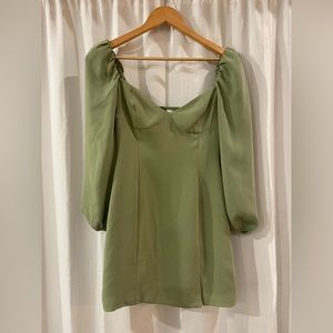 Olive green Wilfred dress
